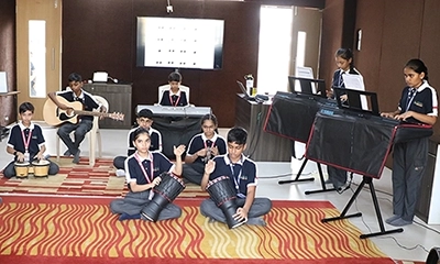 Cambridge Lower Secondary students at Kanakia International School