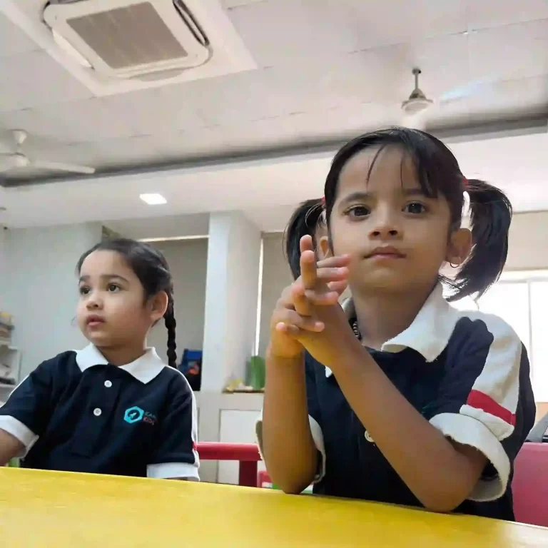 Pre-primary learners during a classroom activity